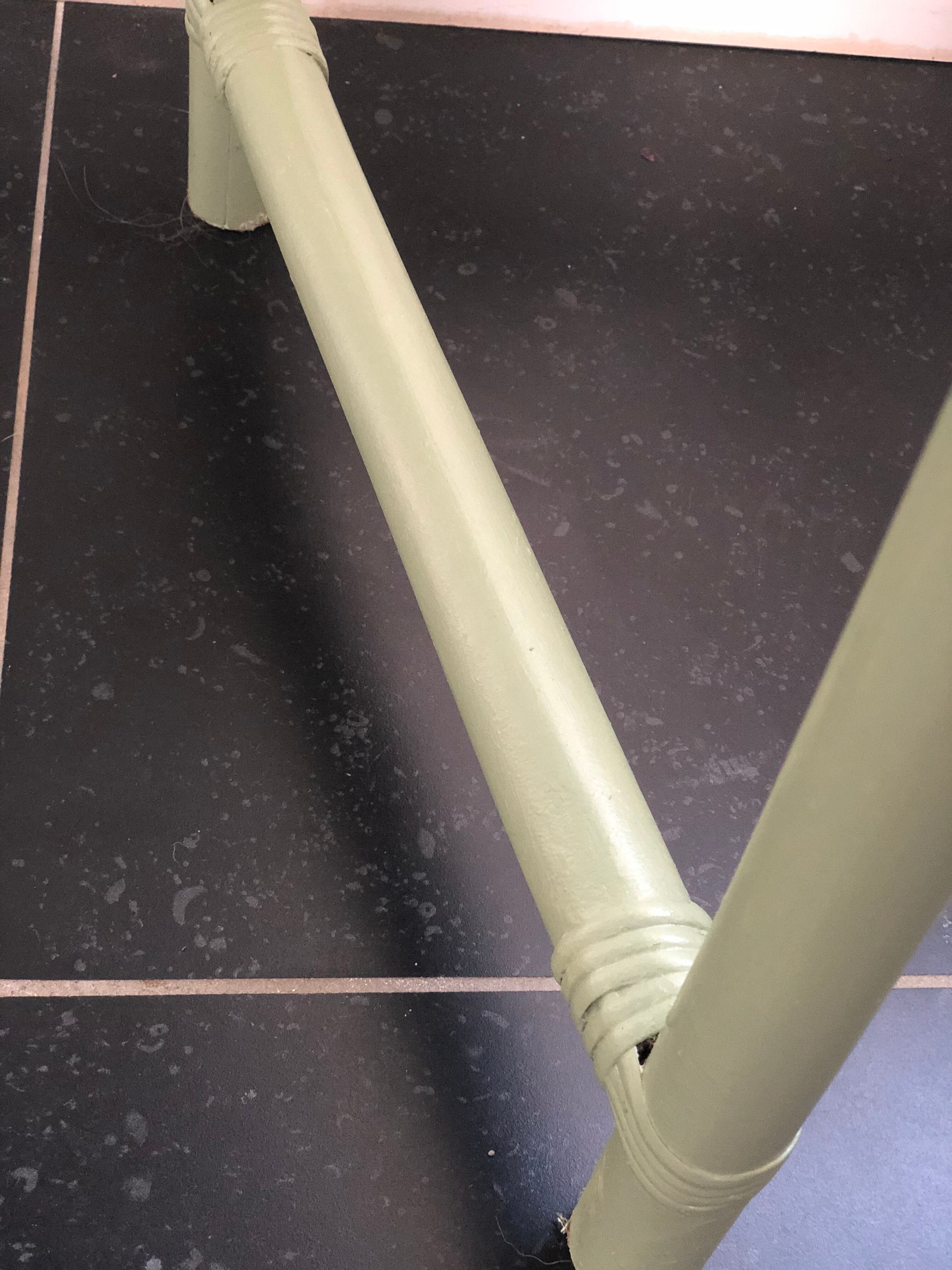 Rattan dressing table with mirror