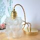 Vintage Scandinavian textured glass pendant — 1960s-70s