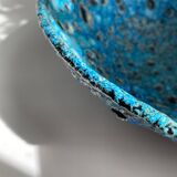 Eruptive ceramic dish from the 60s