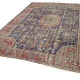 Red vintage large area rug 316 x 230 cm