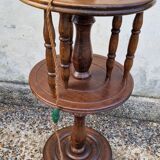 Wooden floor lamp
