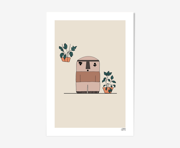 Illustration " La Cailloute à un corps "