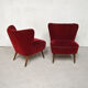 Paire de fauteuils cocktail 1960