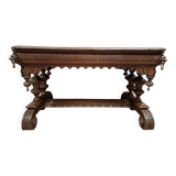 dining table or centre table in carved Renaissance oak