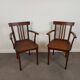 Paire de fauteuils bridge en bois