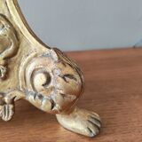 Golden wooden lamp base