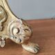 Golden wooden lamp base