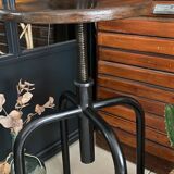 Vintage industrial stool