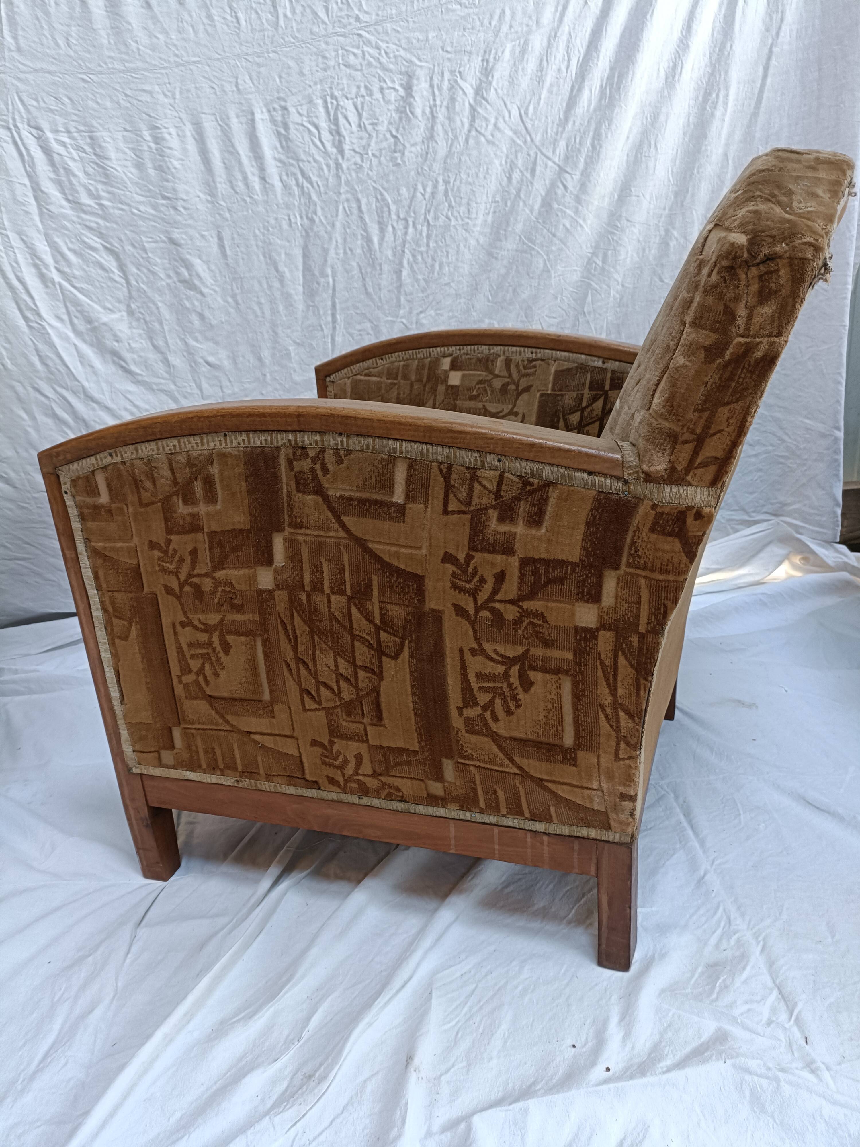 Paire de fauteuils ART DECO