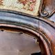 Shepherdess armchair in rosewood fleuron shell Napoleon III