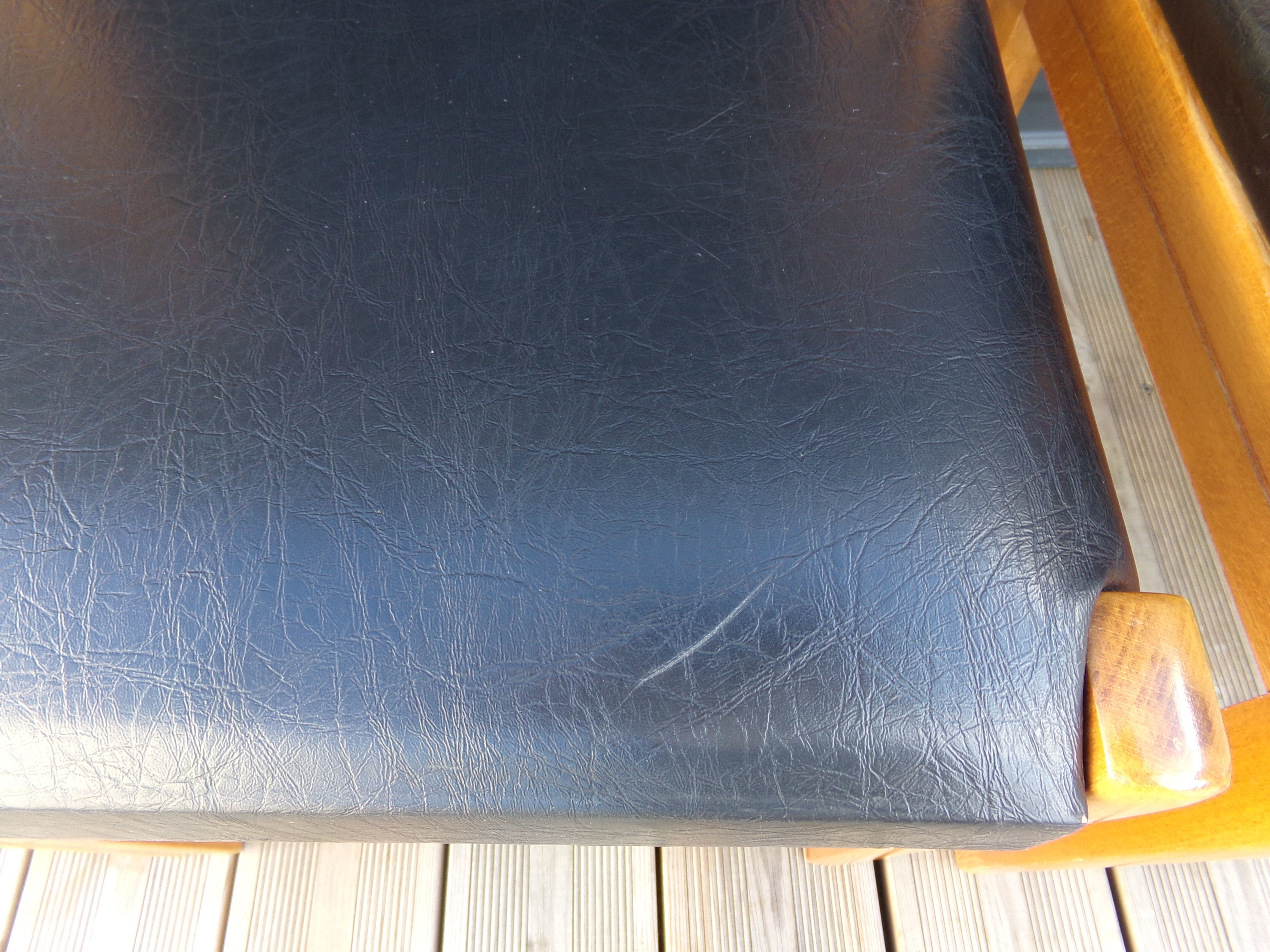 4 chairs baumann imitation black leather