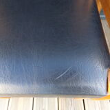 4 chairs baumann imitation black leather