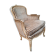 Bergere dd style Louis XV lacquered white