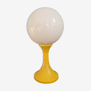 Lampe vintage en opaline, années 70