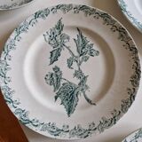 Set of 12 Saint Amand ironstone plates, Richelieu model