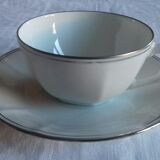 Lot: coffee service, limoges porcelain (10 pieces), art deco style