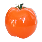 Orange tomato ice bucket, vintage