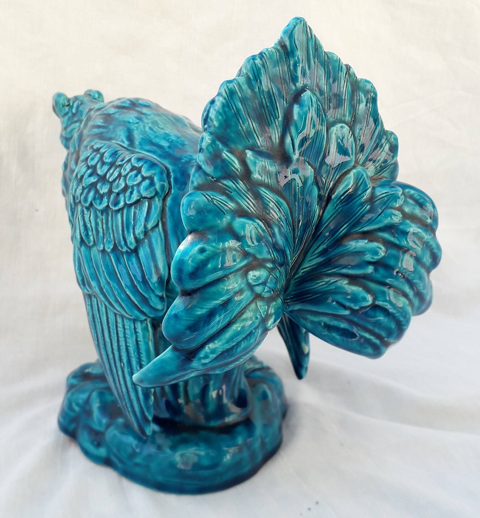 Heather cock in earthenware