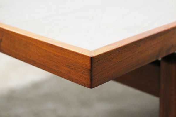 Large metal carved coffee table by Heinz Lilienthal