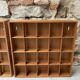 2 casiers muraux vintage en teck