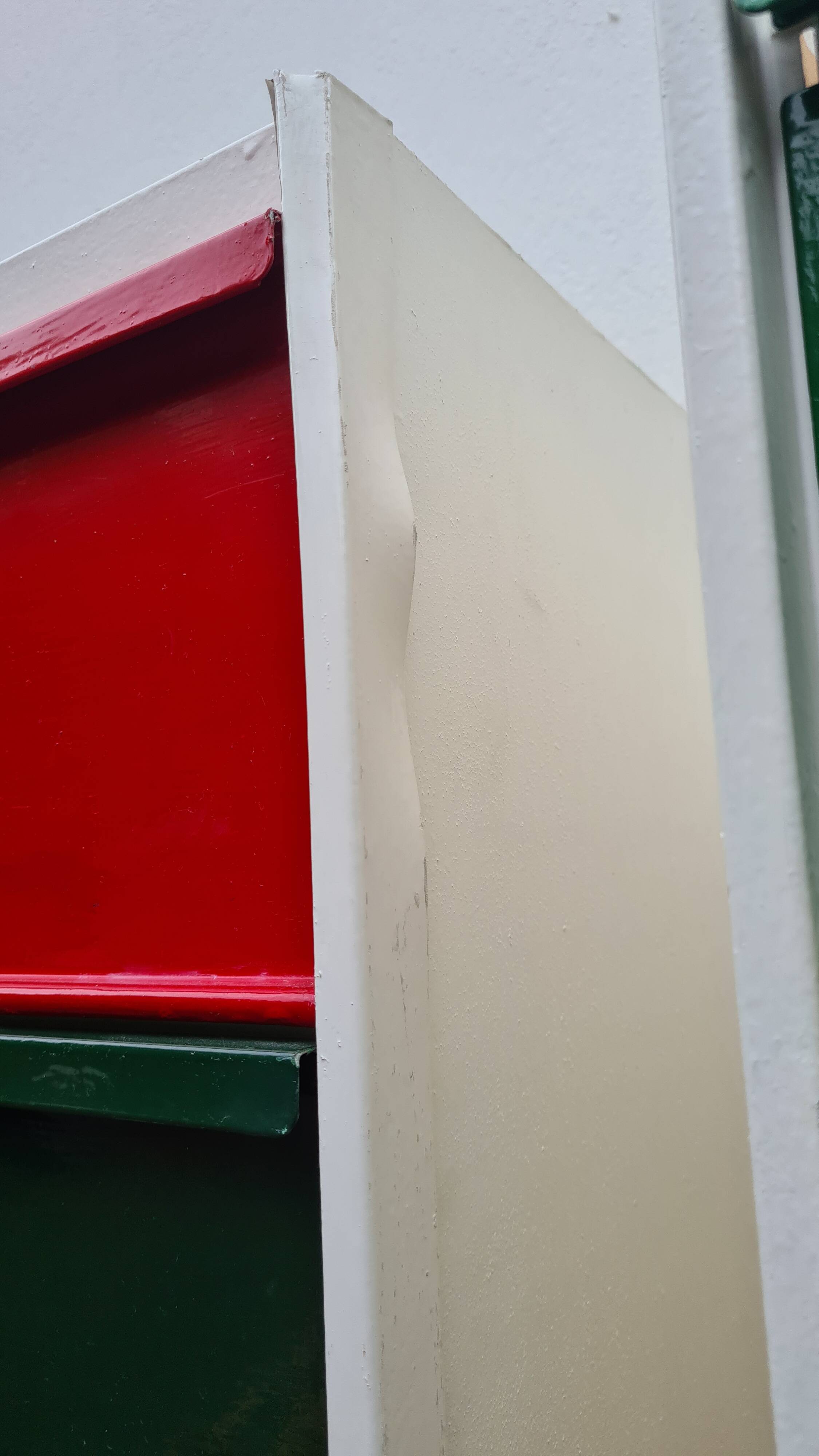 3 80s metal furniture / filing cabinets / flaps