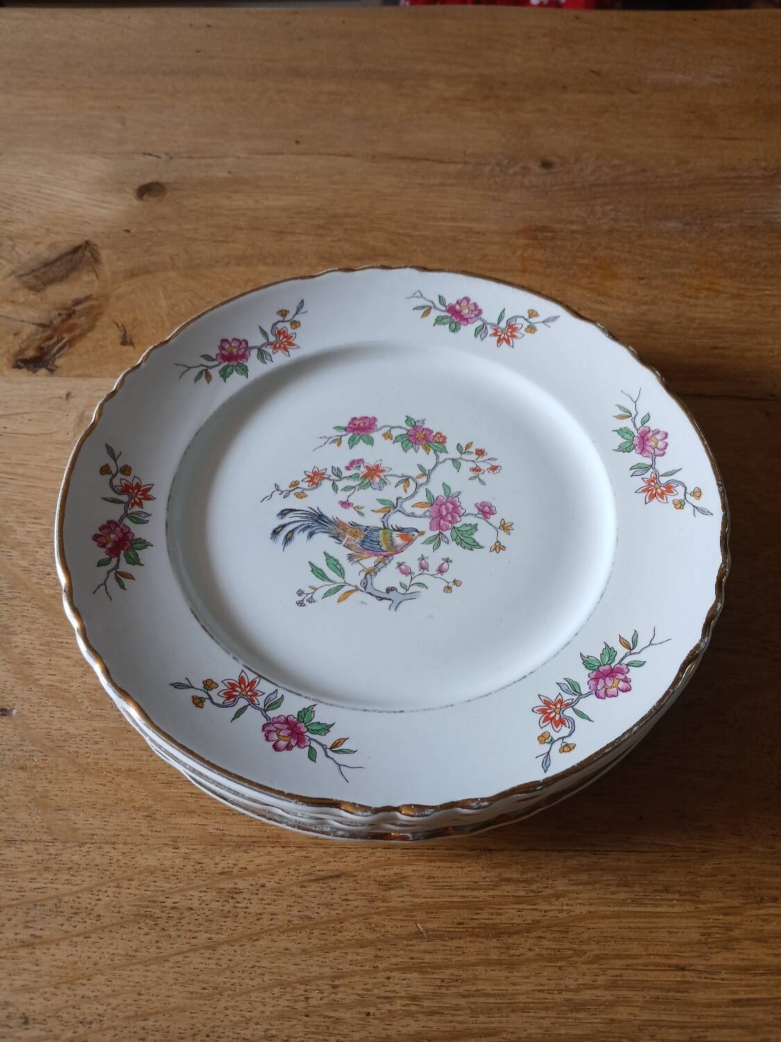 5 old Moulin des loups flat plates