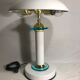 White metal mushroom lamp