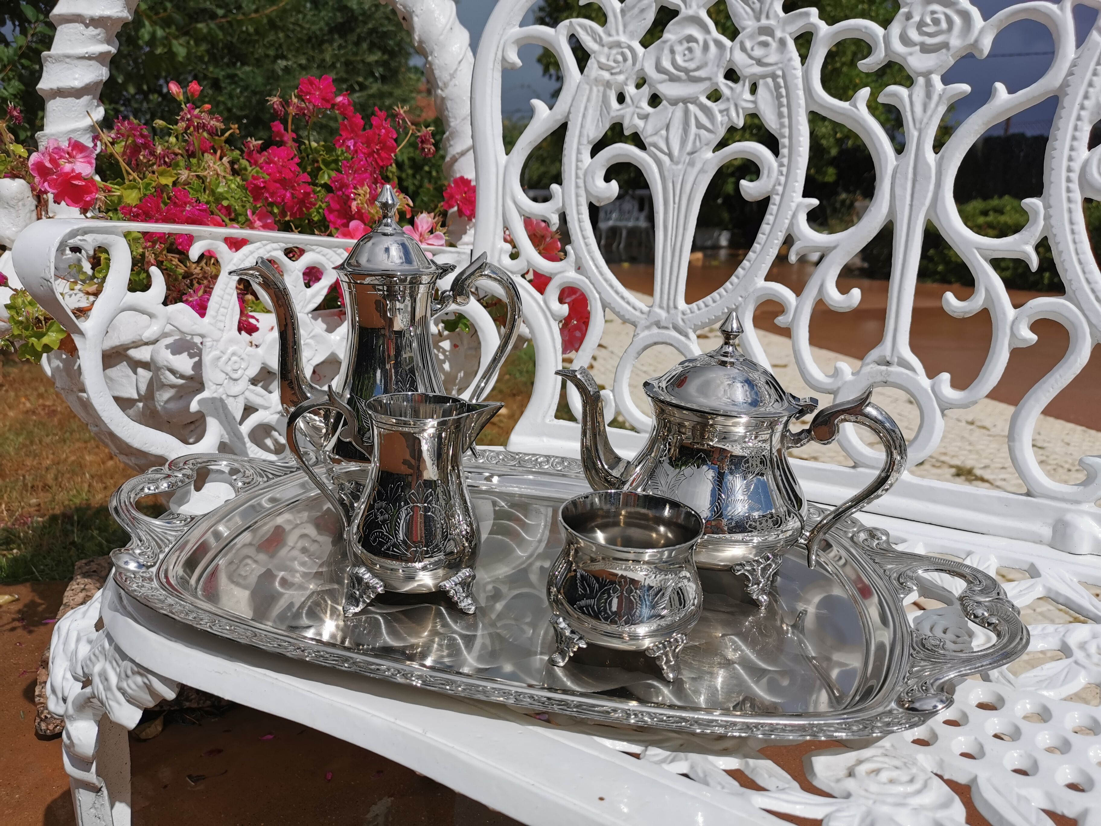 Coffee and tea silver set
