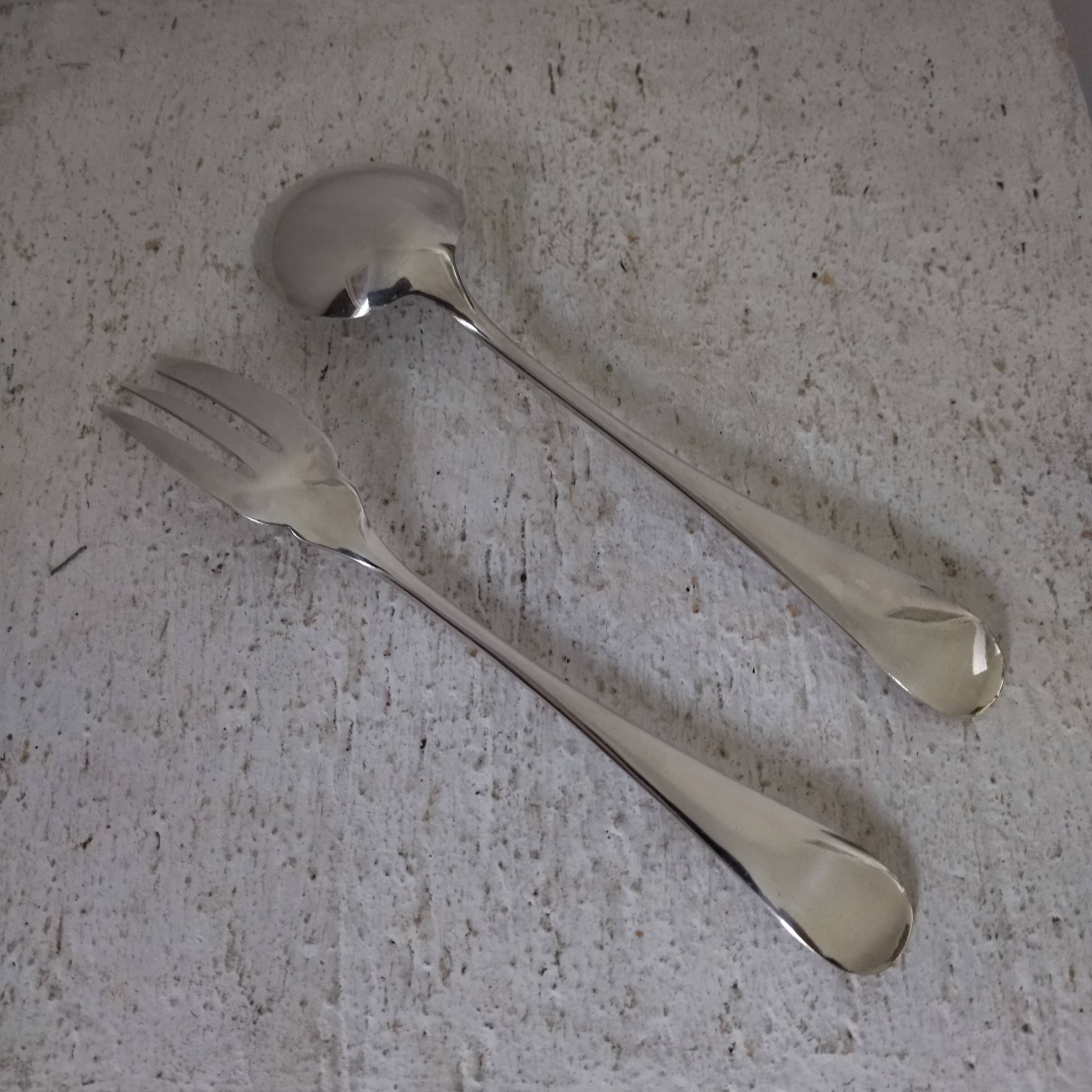Couverts de service métal argent Christofle
