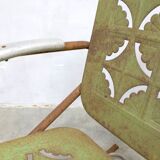 Chaise à bascule vintage