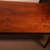 19th Century Cherry Wood Refectory Table 3m00