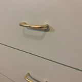 Vintage compass feet chest of drawers