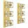Exclusive wall sconces in crystal and brass by Peill & Putzler, Germany.