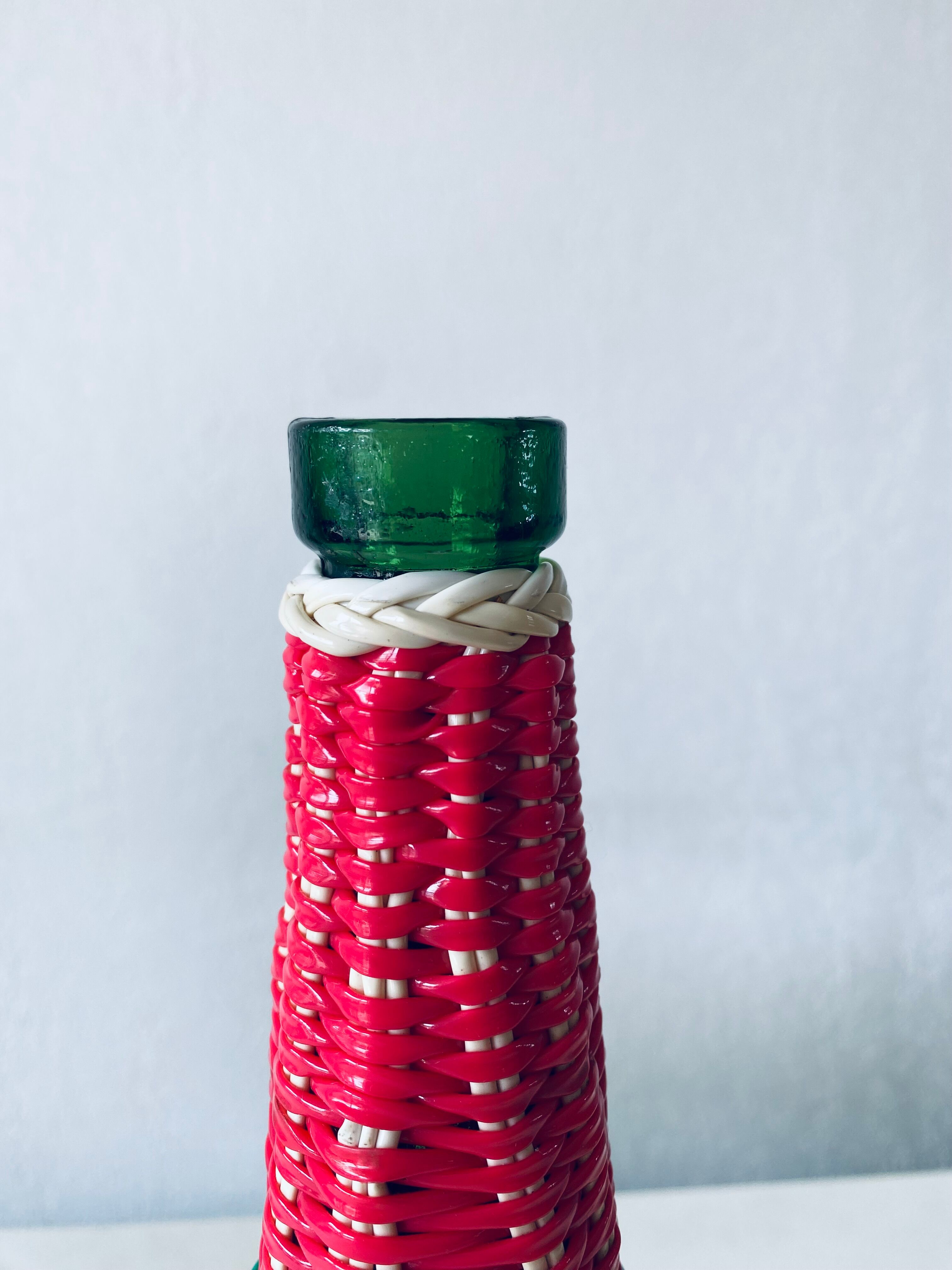 Vintage scoubidou decanter