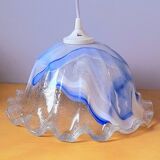 Murano blown glass jellyfish pendant light
