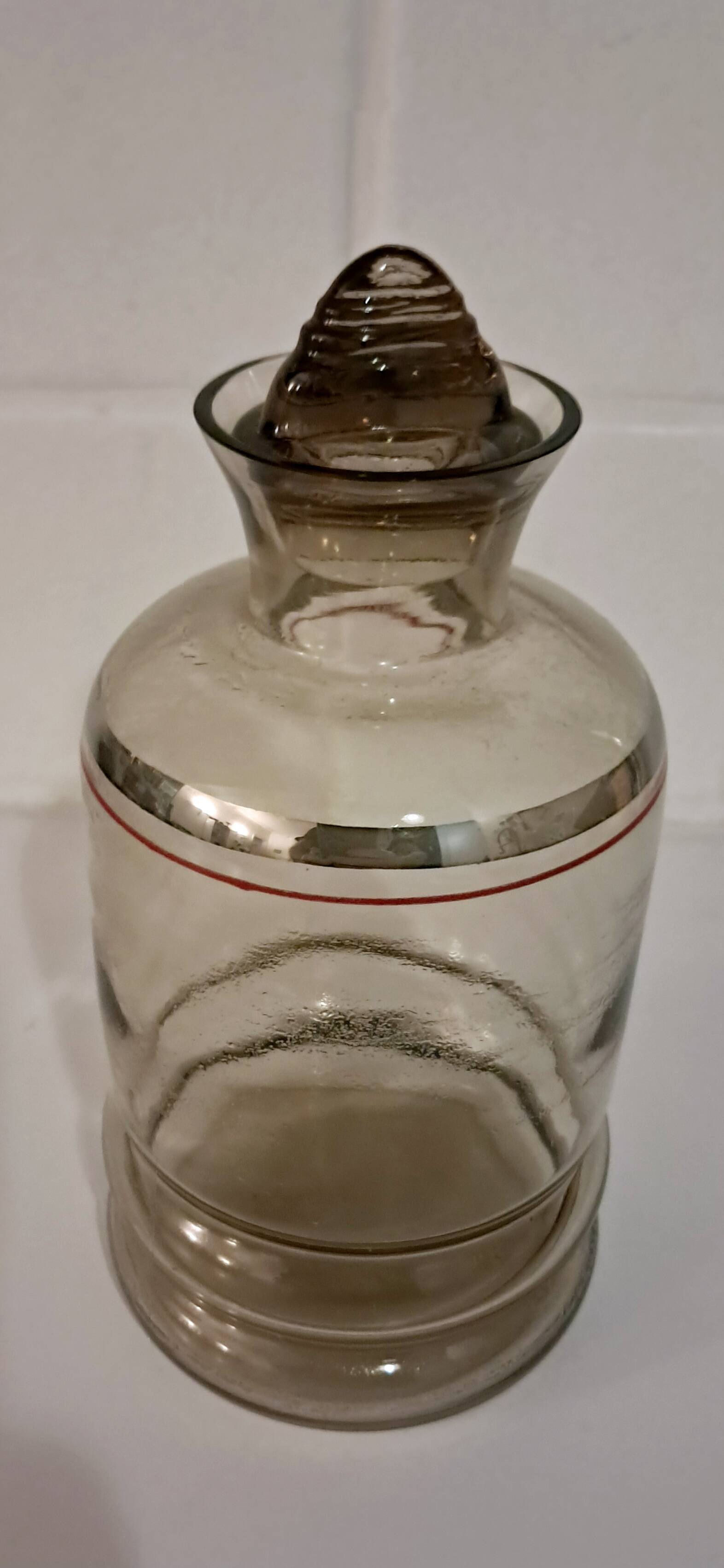 Amber Art Deco carafe from the 1930s