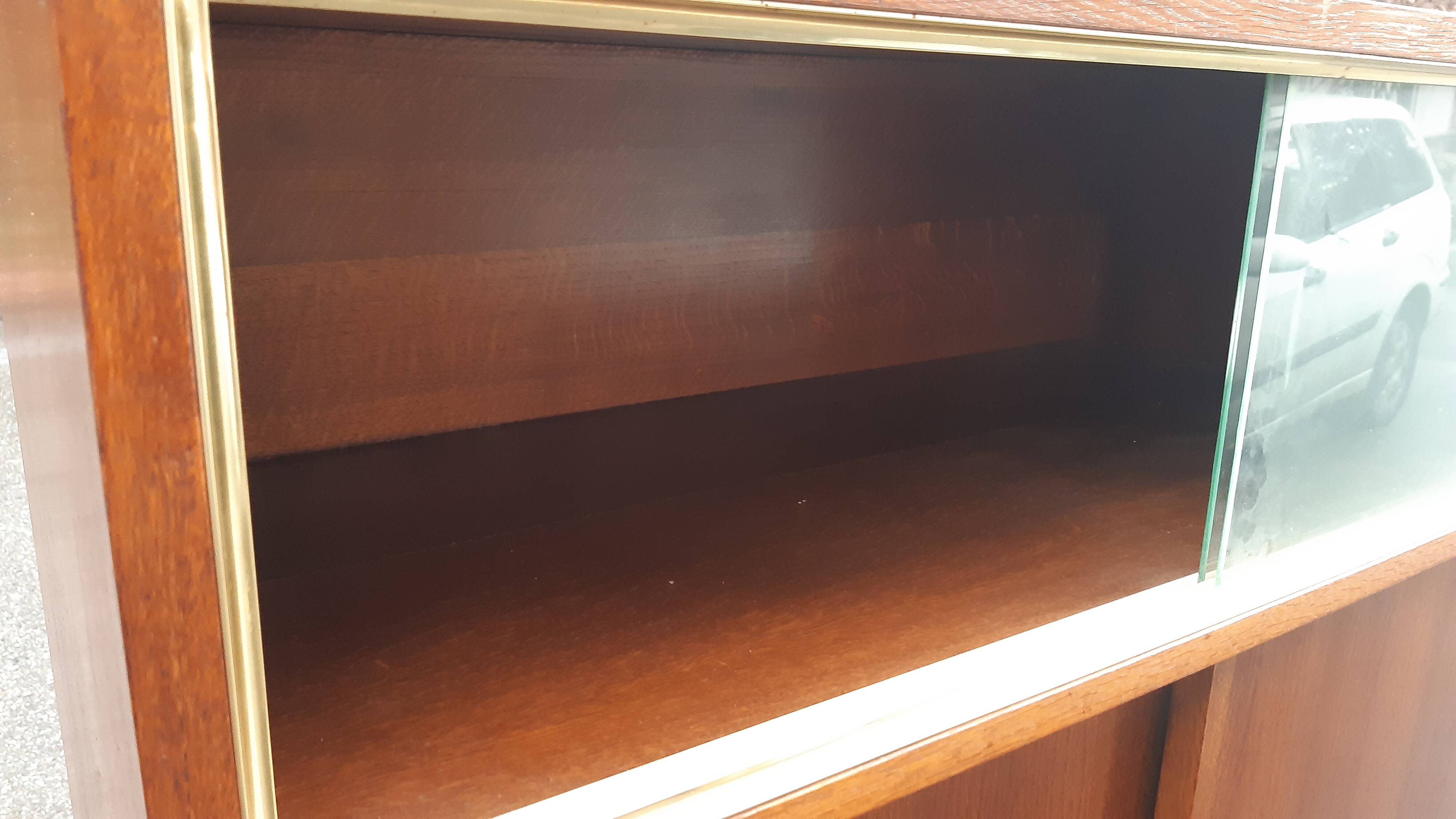 Vintage wardrobe with compass feet