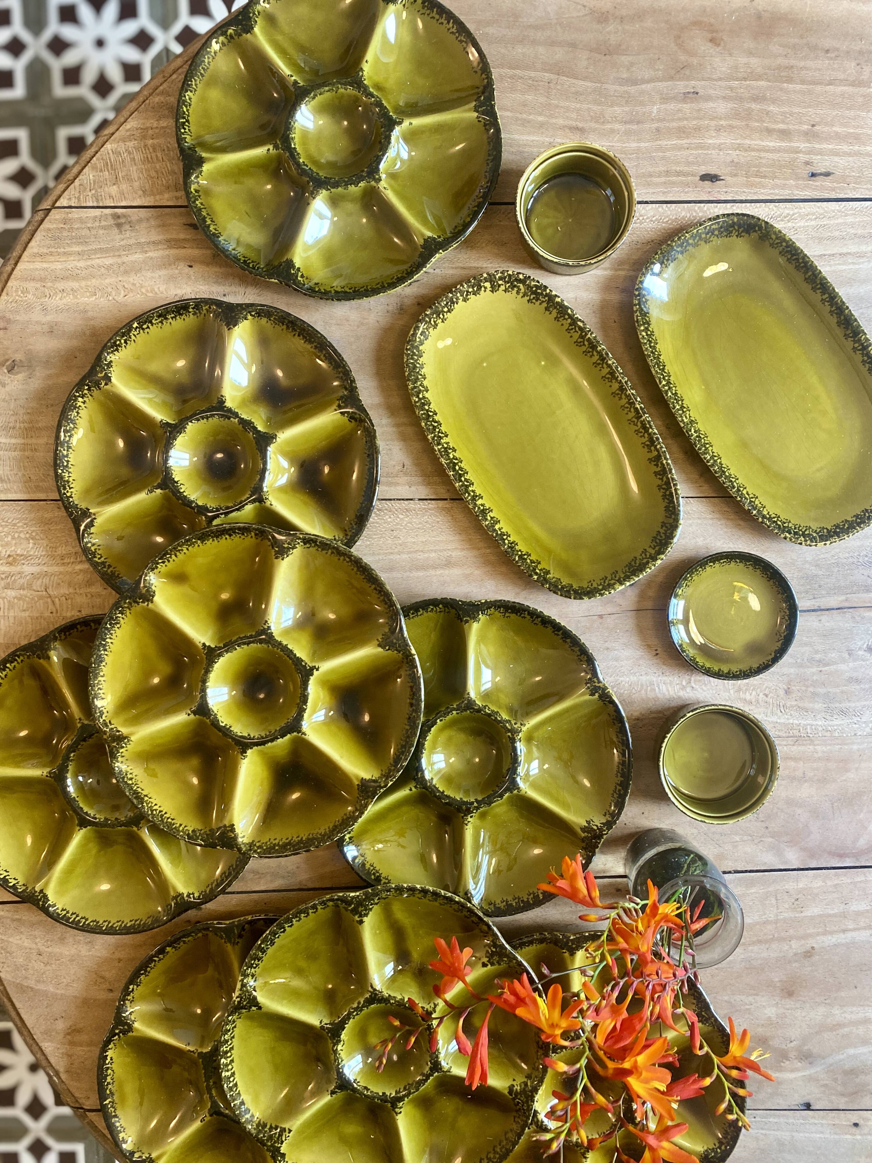 Vintage oyster or shellfish service from Maison Gien