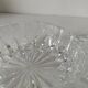 Grande bonbonnière vintage en verre pressé – motif diamant