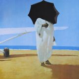 LARRAZ Julio, The Poet King, 2007. Original lithograph signed and justified in pencil
