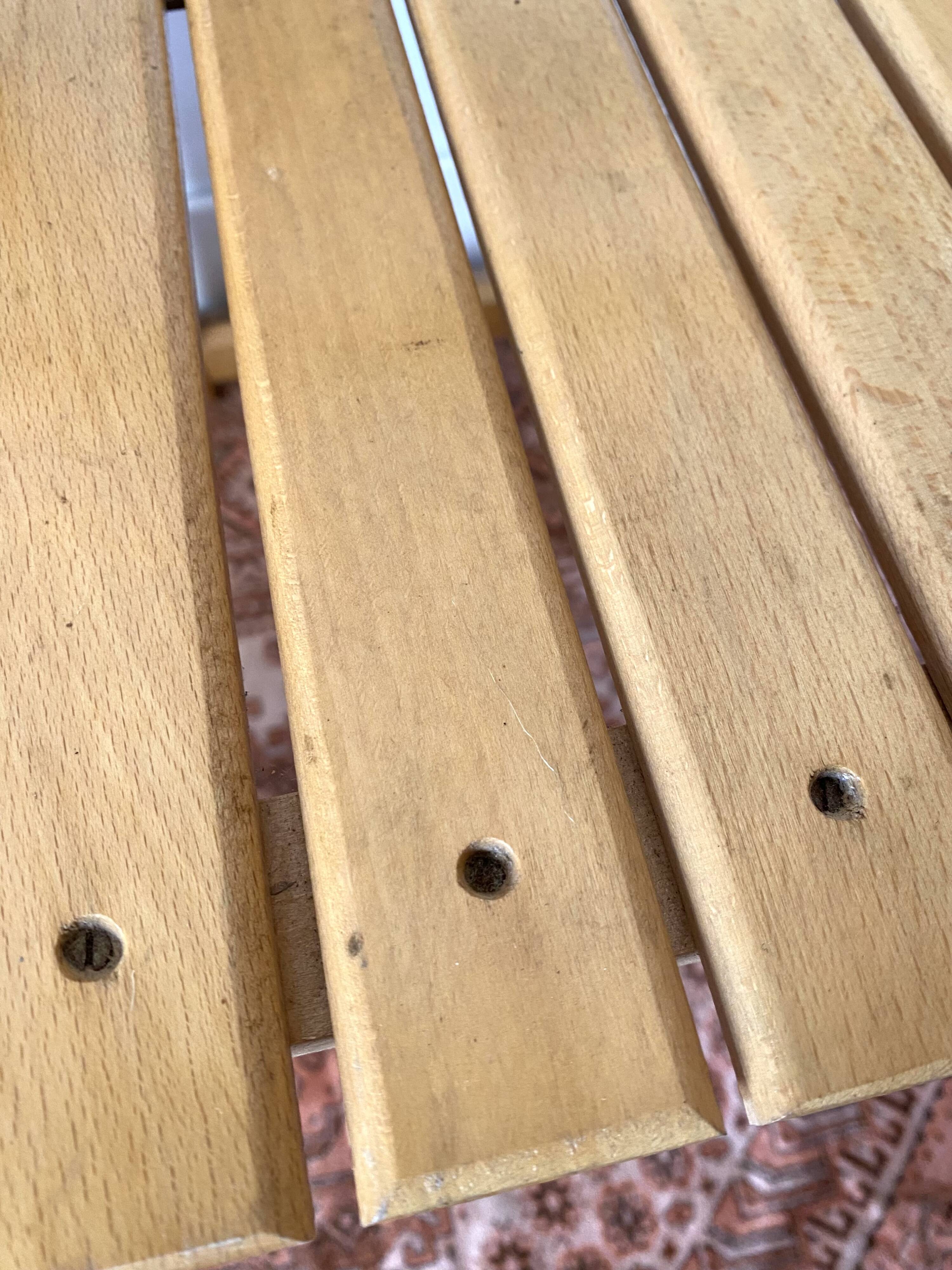 designer folding chairs in beech wood