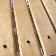 designer folding chairs in beech wood