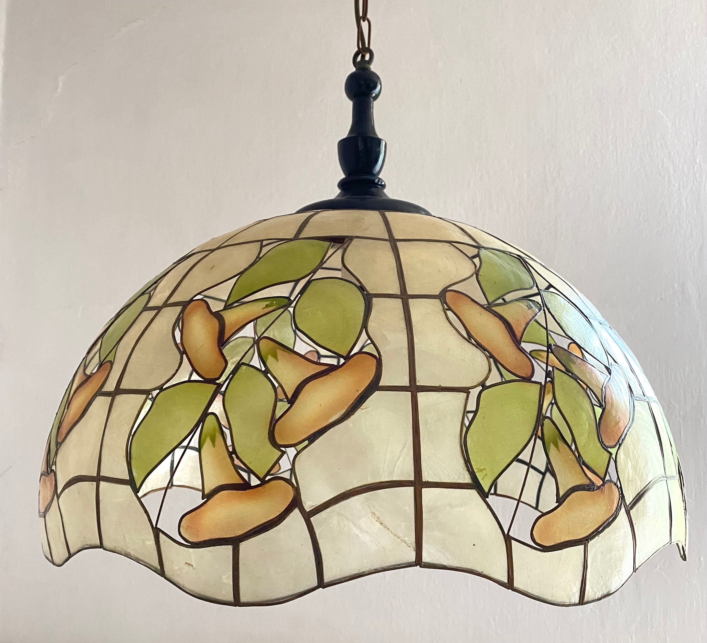 Suspension en nacre vintage