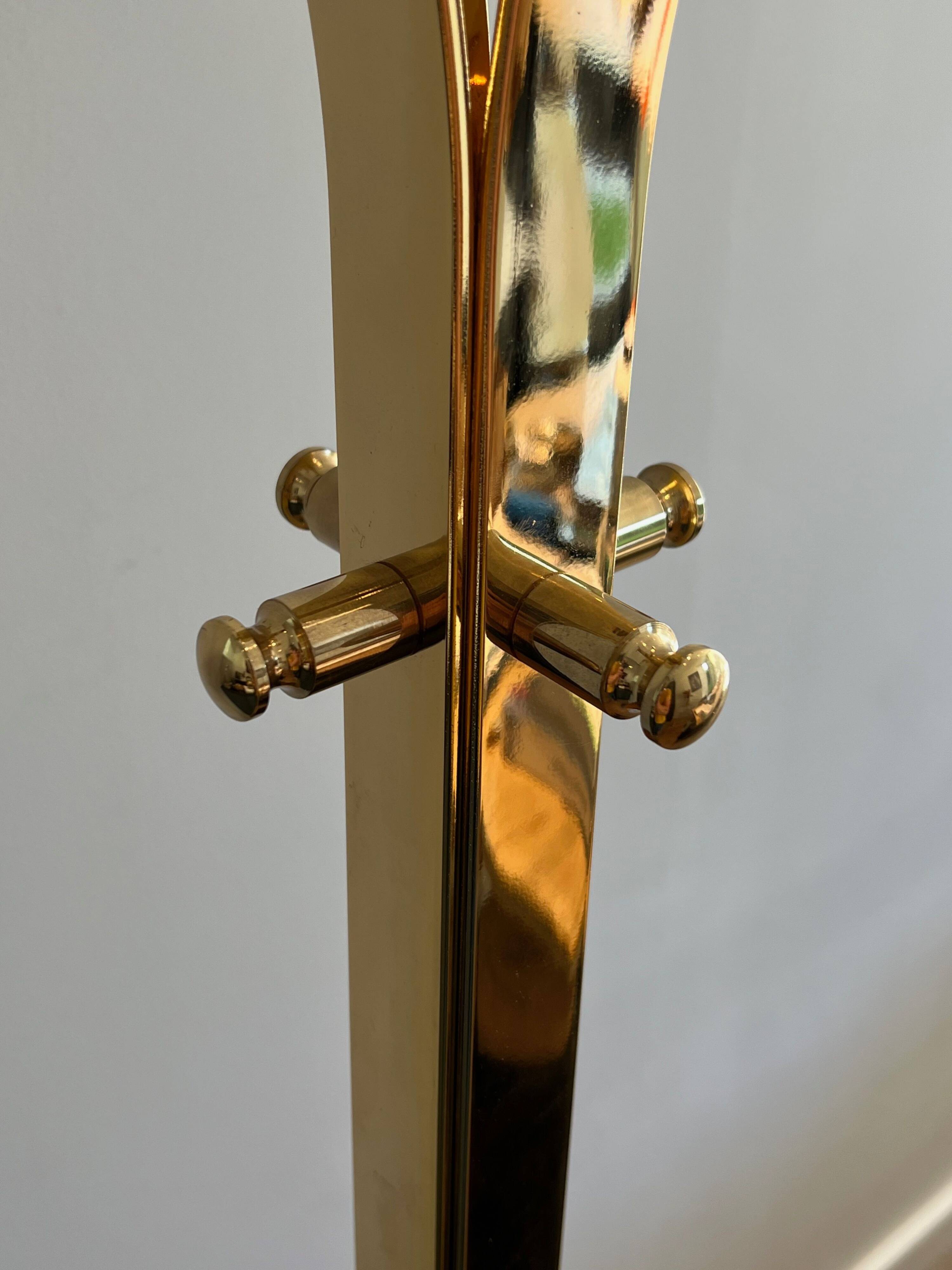 Coat Racks in Brass and Marble