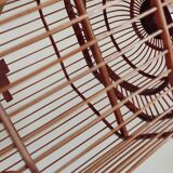 Decorative bamboo bird cage