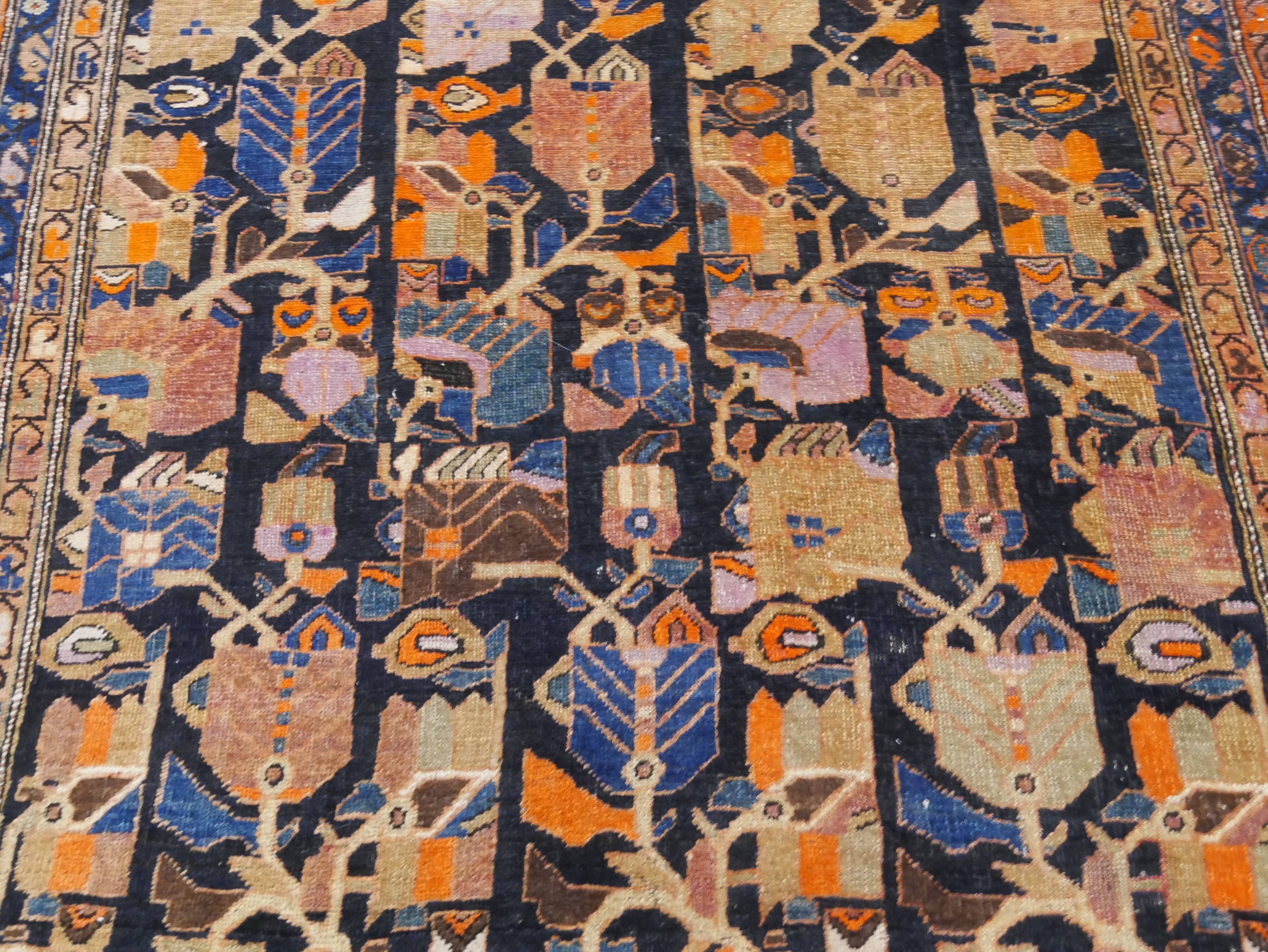 old persian bidjar carpet 182 x132 cm