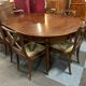 Table 6 feet Louis XVI and his six chairs