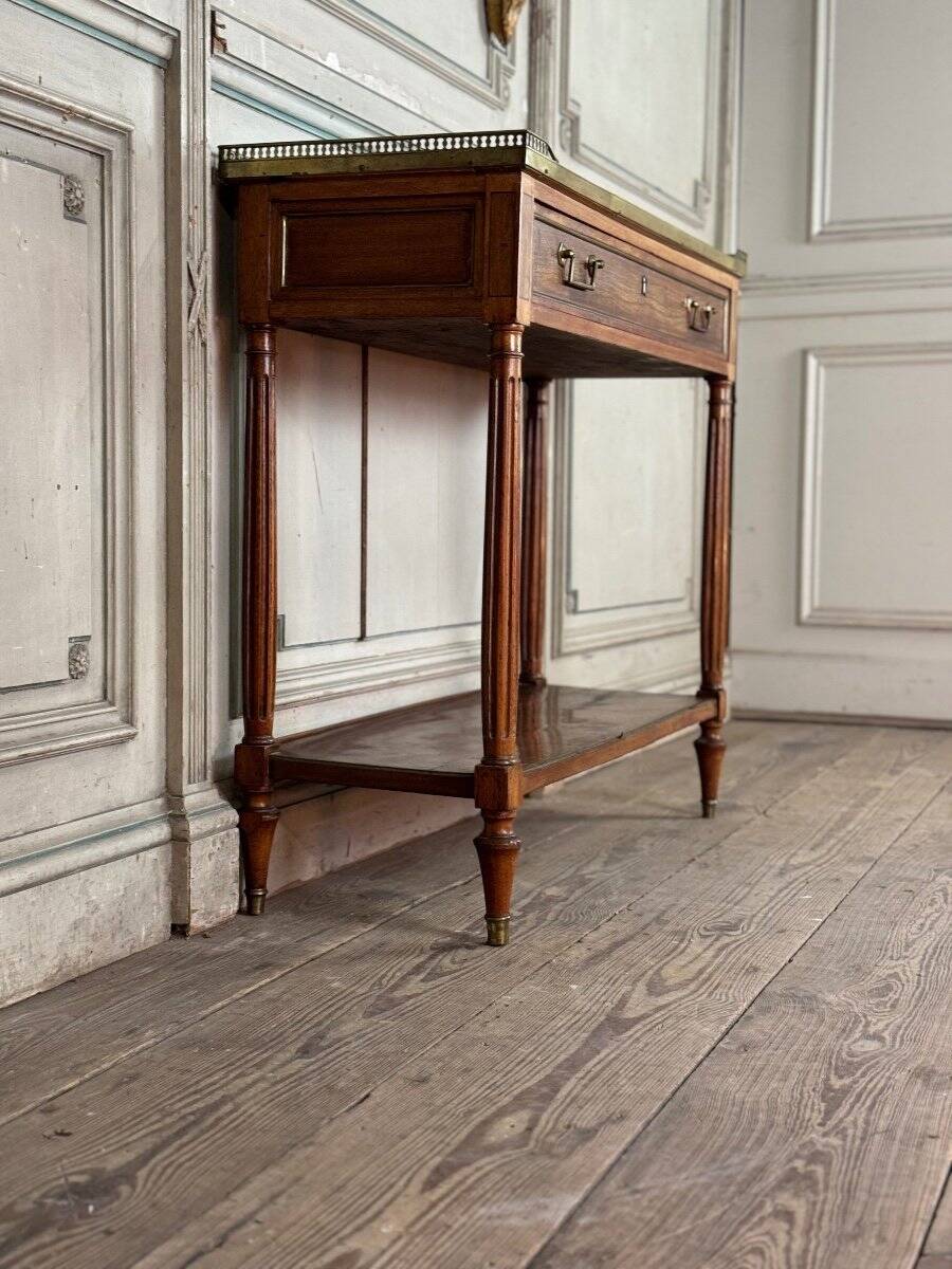 Louis XVI Mahogany Console, 18th Century