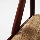 Set of four teak chairs, Danish design, 1970s, designer: Kai Kristiansen