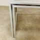 Aluminum and smoked glass coffee table, 1970s